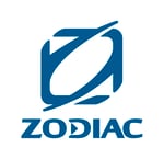 Zodiac logo blå